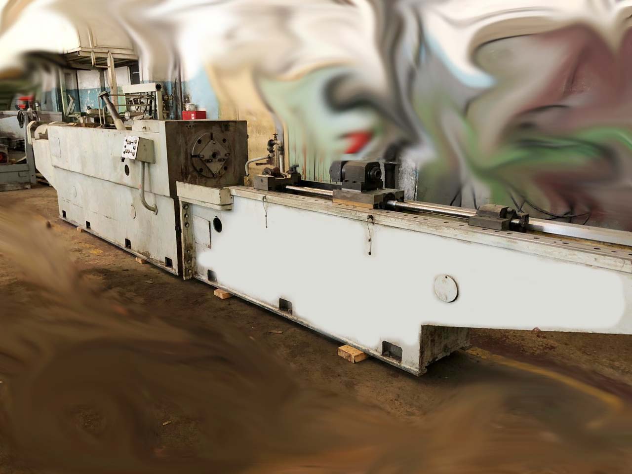 Фото протяжного горизонтального верстата 7Б57